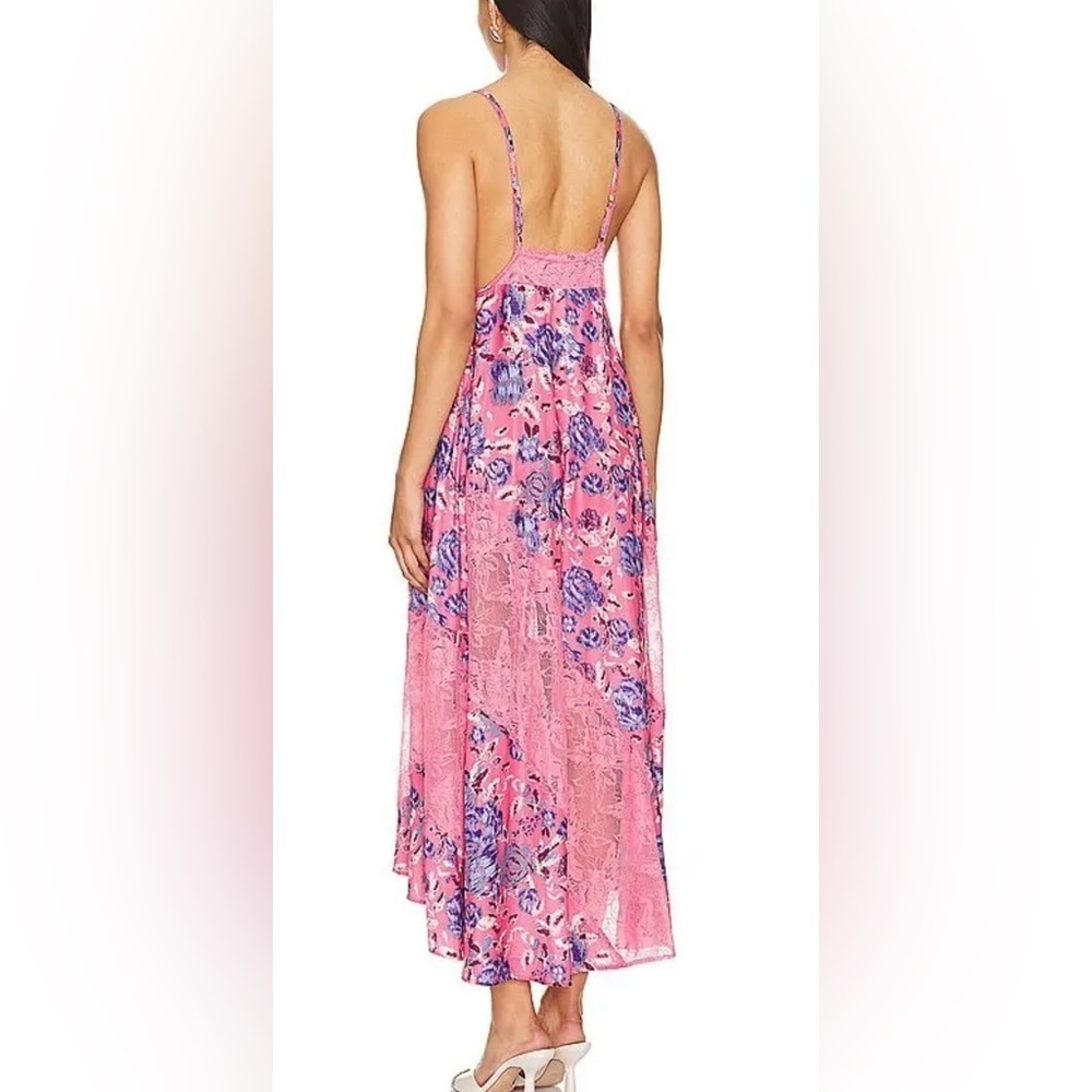 Free People First Date Printed Maxi Slip - Picture 2 of 8